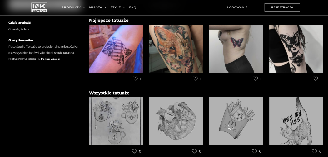Piąte Studio Tatuażu Gdańsk inksearch inknews tattooprints