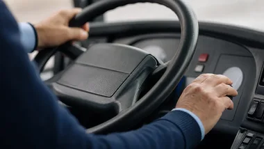 Kierowca autobusu opatrzył rannego pasażera. Dostał podziękowania