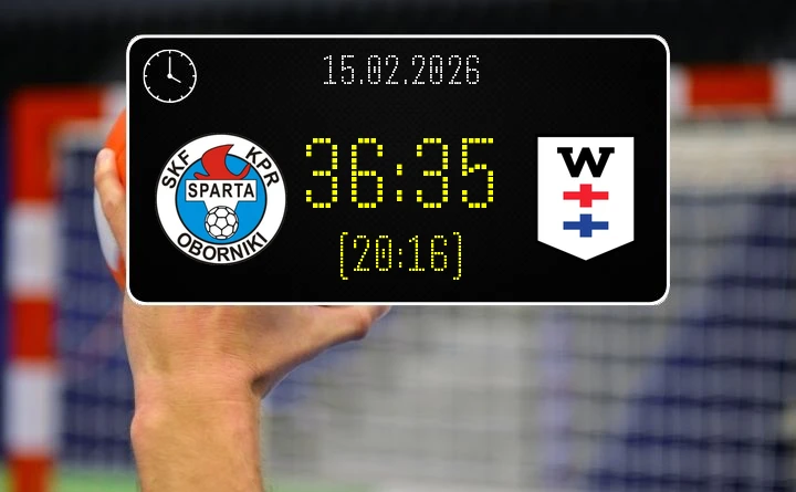 [PIŁKA RĘCZNA] SKF KPR Sparta Oborniki – SPR Wybrzeże Gdańsk 36:35 – I Liga Mężczyzn (Grupa A), kolejka 16
