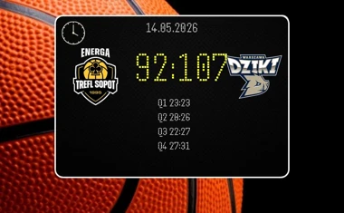 [KOSZYKÓWKA] Dziki Warszawa odbierają Treflowi przewagę w ćwierćfinale Orlen Basket Ligi – 107:92 w Sopocie