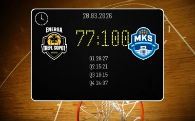 [KOSZYKÓWKA] MKS zaskoczył w Sopocie – Trefl przegrał 77:100 w Orlen Basket Lidze