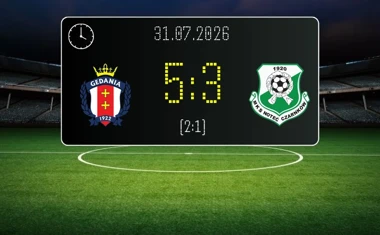 [PIŁKA NOŻNA] Gedania Gdańsk – Noteć Czarnków 5:3. Festiwal goli w Betclic 3. Lidze Grupie 2 (Grupie II)