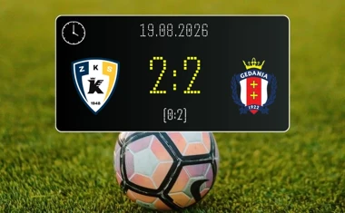 [PIŁKA NOŻNA] Polski Cukier Kluczevia Stargard – Gedania Gdańsk 2:2. Szalony powrót gdańszczan w Betclic 3. Lidze Grupa 2 (Grupa II)