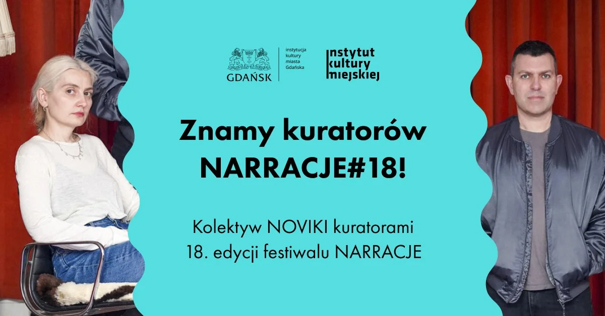 Grafika promocyjna wydarzenia 18. edycja festiwalu NARRACJE