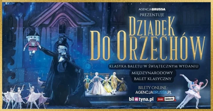 Grafika promocyjna wydarzenia Dziadek do Orzechów — balet w Polskiej Filharmonii Bałtyckiej (Gdańsk)