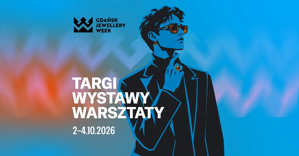 Grafika promocyjna wydarzenia GDAŃSK JEWELLERY WEEK 2026 w Gdańsku