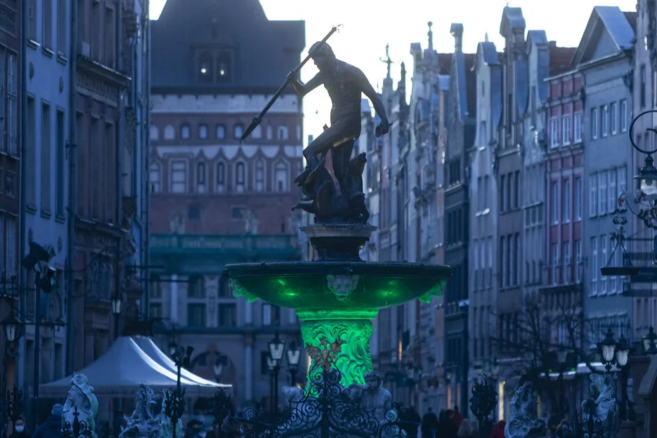 Grafika promocyjna wydarzenia Gdańsk na zielono dla osób z mózgowym porażeniem dziecięcym