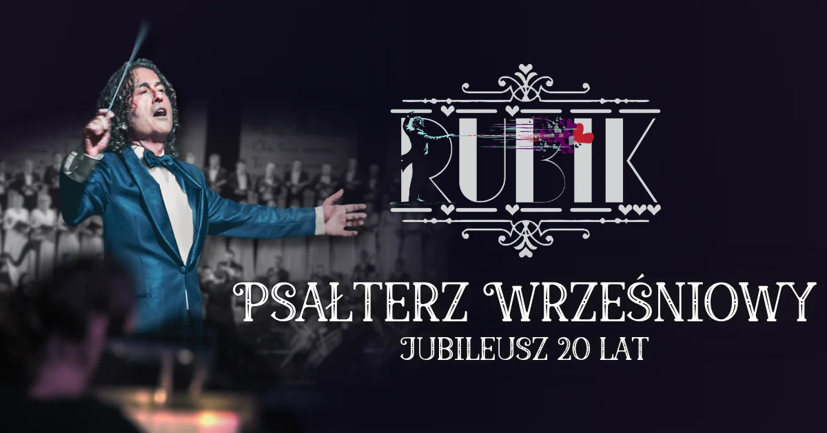 Grafika promocyjna wydarzenia Piotr Rubik: Psałterz Wrześniowy w Gdańsku