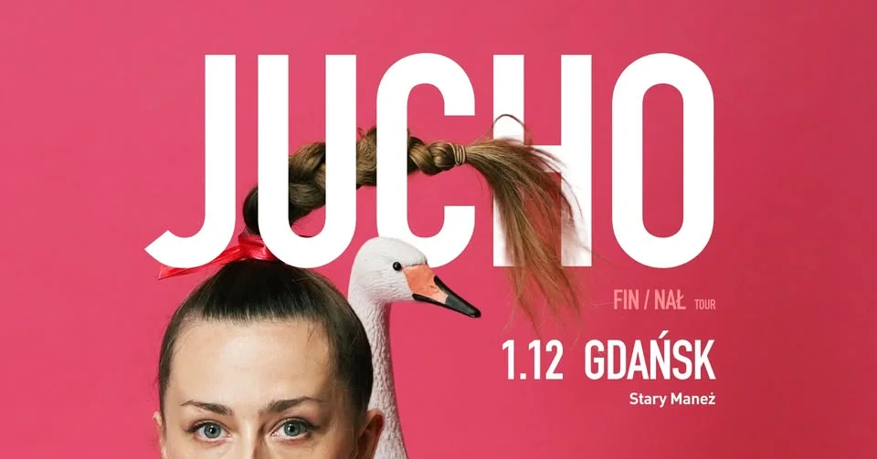 Grafika promocyjna wydarzenia JUCHO / GDAŃSK – koncert Stary Maneż