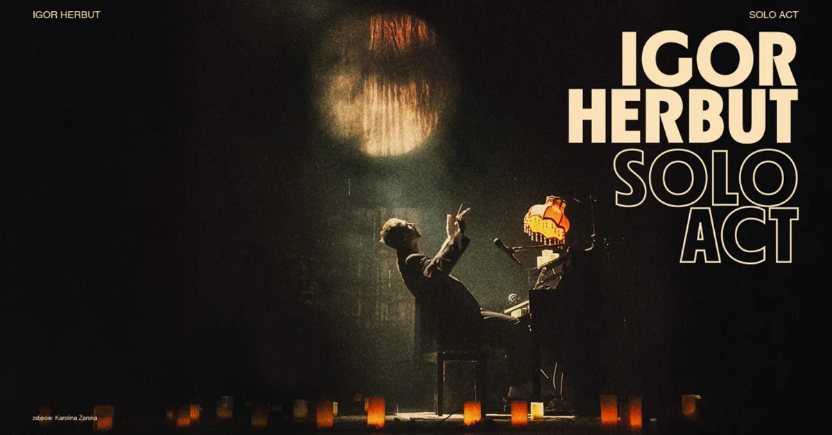 Grafika promocyjna wydarzenia Koncert solowy Igora Herbuta przy fortepianie w Gdańsku