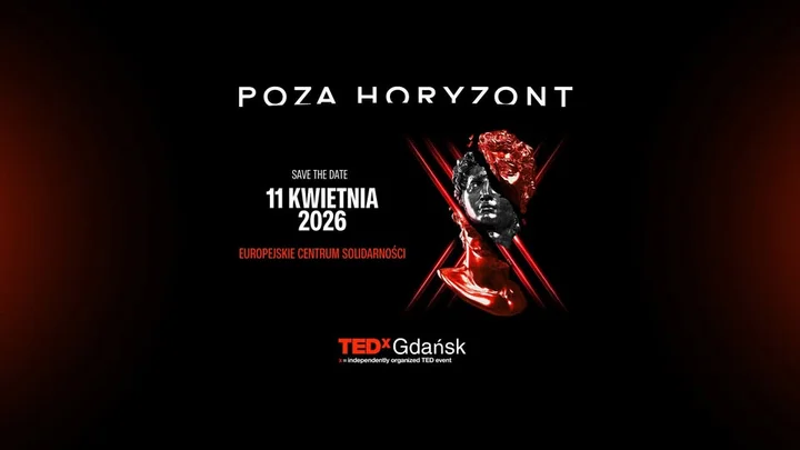 Grafika promocyjna wydarzenia TEDxGdańsk: „Poza Horyzont” — konferencja w Gdańsku, 11 kwietnia 2026