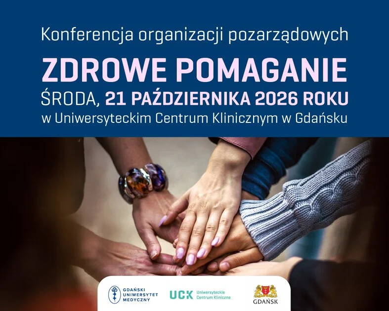 Grafika promocyjna wydarzenia Konferencja „Zdrowe pomaganie”
