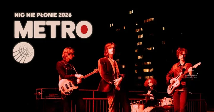 Grafika promocyjna wydarzenia Metro w Gdańsku — koncert 17 kwietnia 2026