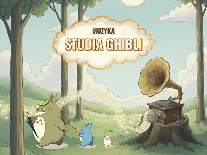 Grafika promocyjna wydarzenia Muzyka Studia Ghibli – koncert w Gdańsku