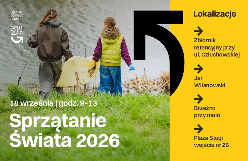 Grafika promocyjna wydarzenia Sprzątanie Świata 2026