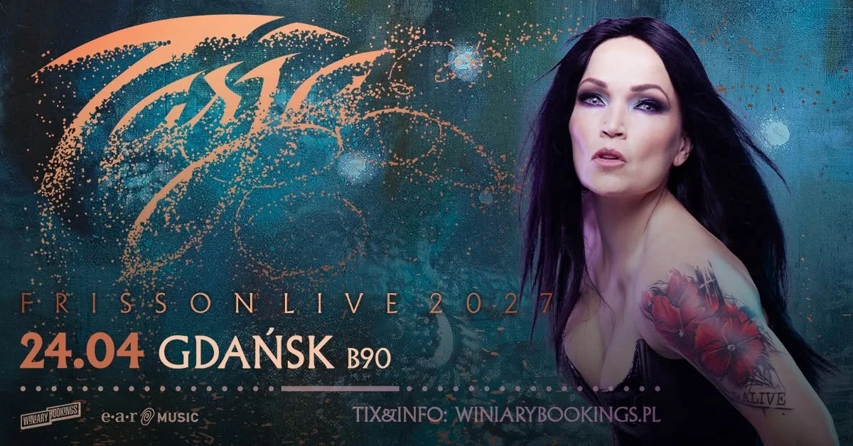 Grafika promocyjna wydarzenia TARJA TURUNEN koncert Gdańsk