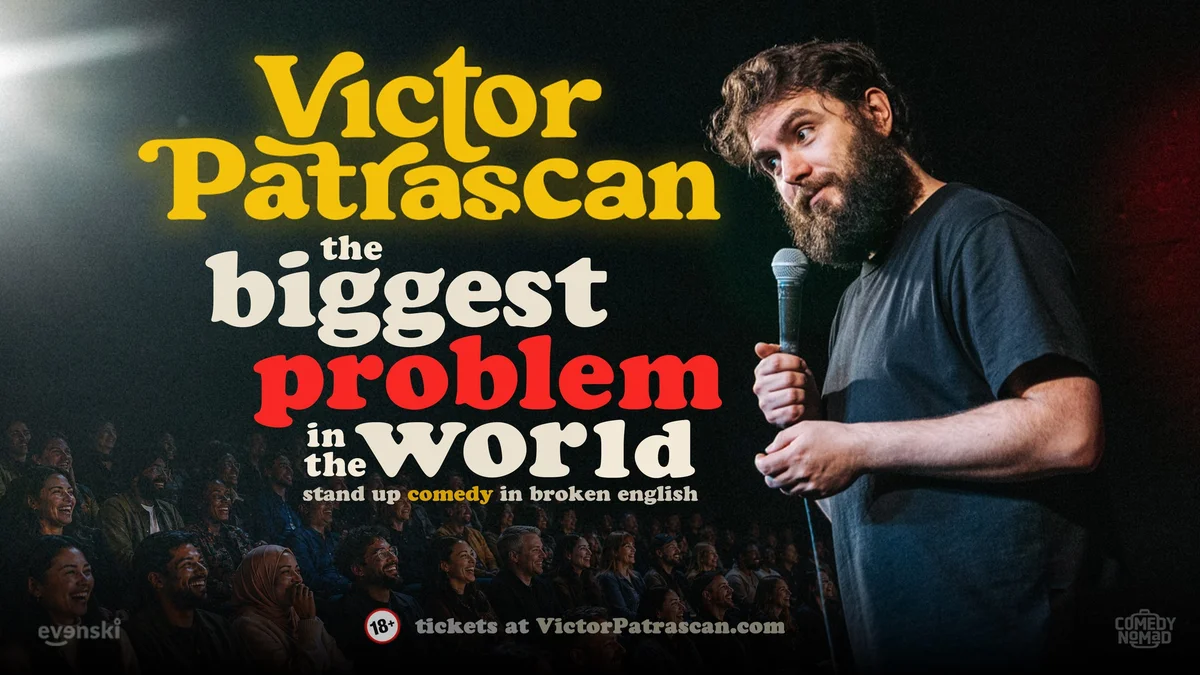 Grafika promocyjna wydarzenia The biggest Problem in the world – stand-up w Gdańsku
