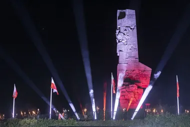 Grafika promocyjna wydarzenia 87. rocznica wybuchu II wojny światowej – uroczystości na Westerplatte