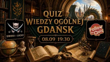 Grafika promocyjna wydarzenia Follow the Quiz: Gdańsk – quiz wiedzy ogólnej