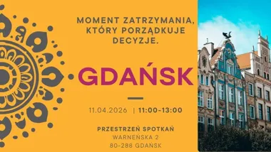 Grafika promocyjna wydarzenia Warsztaty Holi Cards — praca z celem i wglądem w Gdańsku