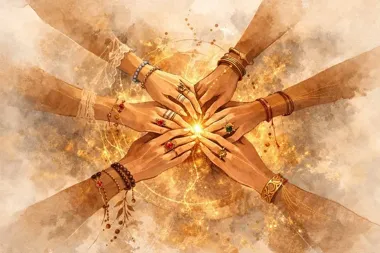 Grafika promocyjna wydarzenia Kobiecy Krąg Gdańsk — spotkanie w kręgu dla kobiet