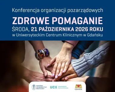 Grafika promocyjna wydarzenia Konferencja „Zdrowe pomaganie”