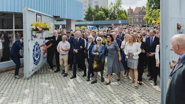 Grafika promocyjna wydarzenia Obchody 46. rocznicy Sierpnia80 oraz 87. rocznicy wybuchu II wojny światowej