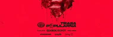 Grafika promocyjna wydarzenia Pezet – Trasa Popularna w Gdańsku/Sopocie. Koncert w ERGO ARENIE