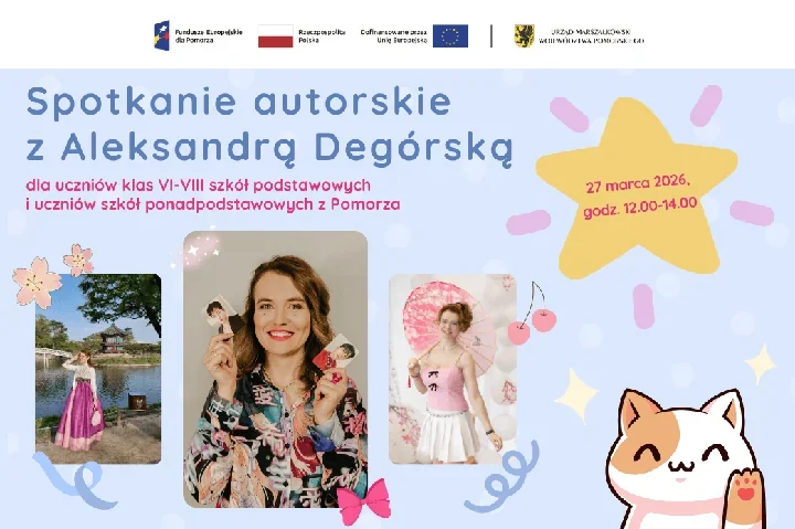 Aleksandra Degórska opowiada o k-popie i pracy dziennikarskiej - darmowe spotkanie dla uczniów