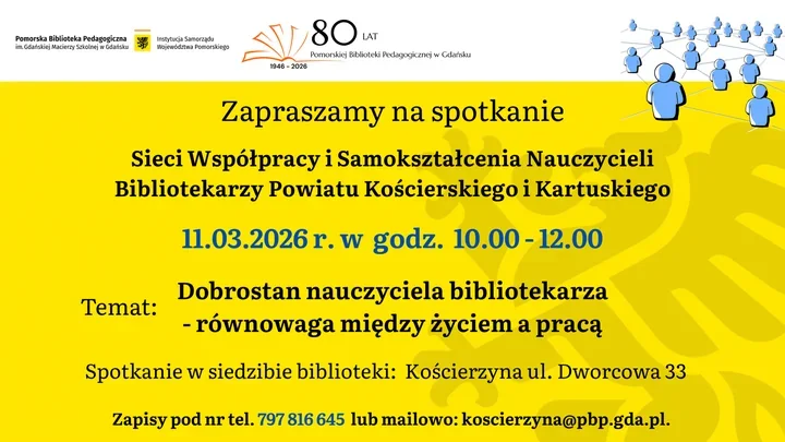 Jak nie wypalić się w bibliotece - spotkanie o dobrostanie nauczycieli bibliotekarzy