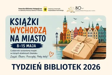 Książki schodzą na ulice Gdańska - biblioteczna gra z niespodzianką