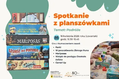 Podróże na planszy w Gdańsku - biblioteka zaprasza bez zapisów