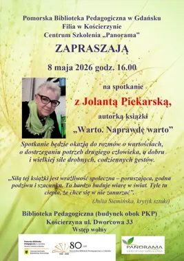 Jolanta Piekarska otworzy Tydzień Bibliotek rozmową o tym, co naprawdę ważne