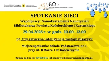 Bibliotekarze z Kościerzyny sprawdzą, czy AI naprawdę wejdzie do literatury