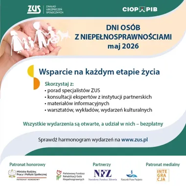 Trzy majowe dyżury ZUS w Gdańsku dla osób z niepełnosprawnościami