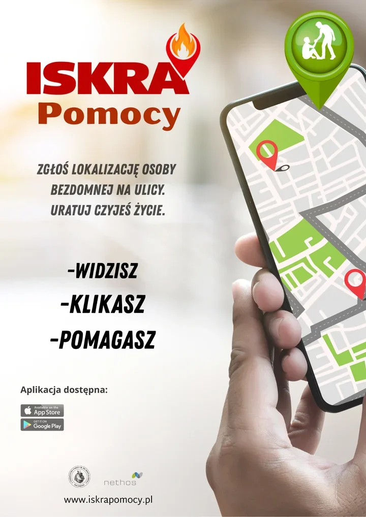 Nowa aplikacja Iskra Pomocy – gdański system zgłoszeń o osobach w bezdomności