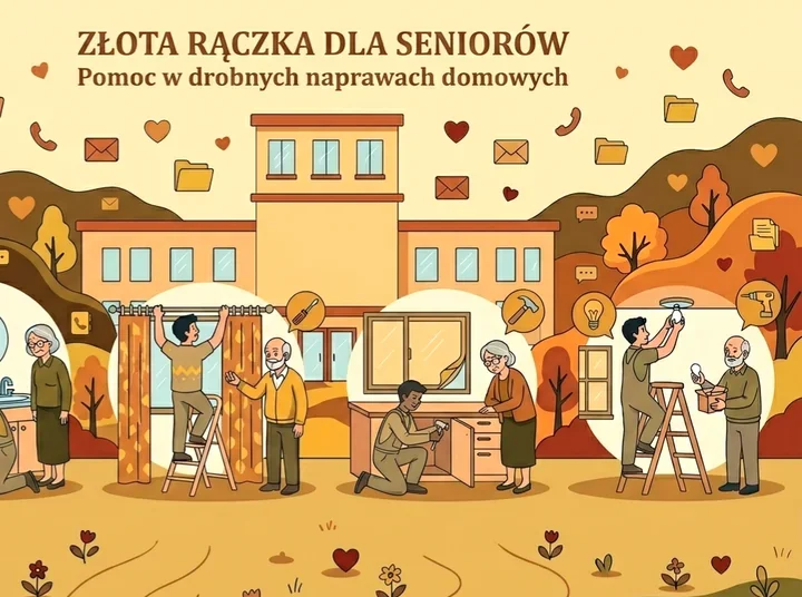 Gdańska złota rączka odciąża seniorów przy domowych usterkach