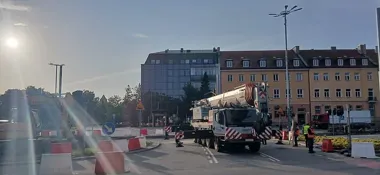 Hucisko po tygodniu rozbiórek. Wchodzi etap przy dworcu