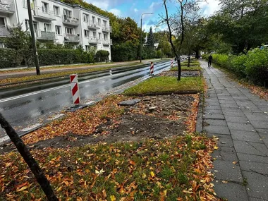835 m² utwardzonej nawierzchni zniknie z trzech miejsc w Gdańsku
