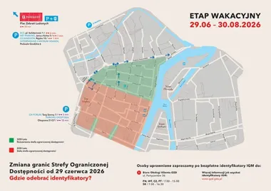 Zamknięte ulice i bezpłatne identyfikatory. Letnia strefa w centrum Gdańska już od końca czerwca