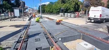 Ruch pieszy i rowerowy wraca na węzeł Hucisko. Prace wyprzedziły plan