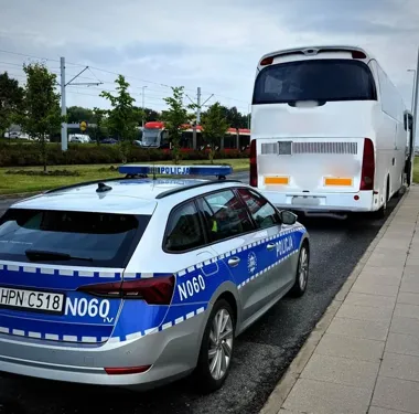 Miał zawieźć uczniów do Torunia. Kontrola ujawniła problem