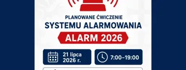Syreny alarmowe na Pomorzu zostaną uruchomione w ćwiczeniu