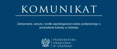 Zarzuty po postrzeleniu kobiety w Gdańsku. Podejrzany pod dozorem
