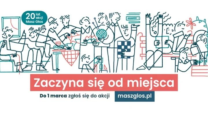 Masz Głos rusza z zapisami – wsparcie dla miejsc wspólnych i aktywnych grup
