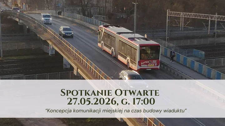 Przed budową wiaduktu pokażą plan komunikacji. Spotkanie z władzami i ZTM
