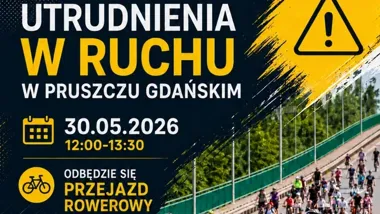 Rowerowy przejazd zatrzyma część ulic w Pruszczu Gdańskim. Zaplanowano przejazd przez całe miasto