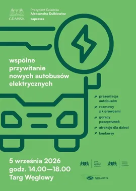 30 nowych elektrycznych Solarisów w Gdańsku. Targ Węglowy zamieni się w plenerową prezentację