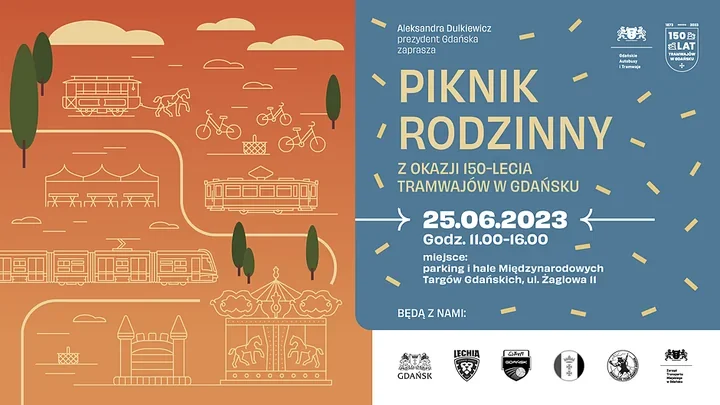 Gdańskie tramwaje mają 150 lat. Parada i piknik przy Żaglowej